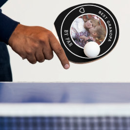 Raquete De Ping Pong Melhor Pai De Foto De Cão Personalizado Por Par Pr
