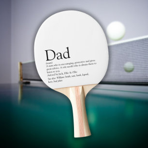 Raquete De Ping Pong Melhor Pai do Mundo Definição