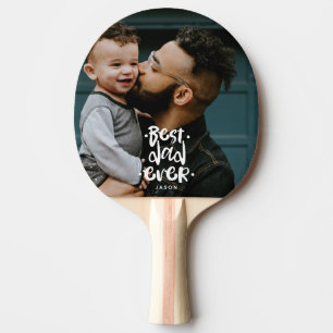 Raquete De Ping Pong Melhor Pai do Mundo Presente do Dia dos Pais com F
