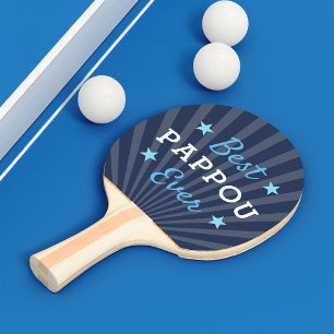 Raquete De Ping Pong Melhor Pappou Nunca Dia de os pais Vovô legal