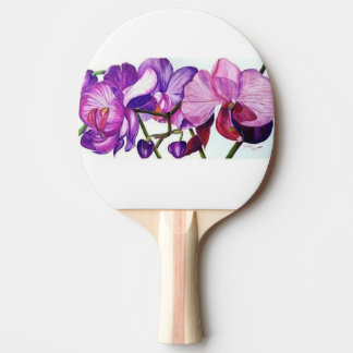 Raquete De Ping Pong Mesa de Ping Pong Flor de Orquídea Roxa Elegante