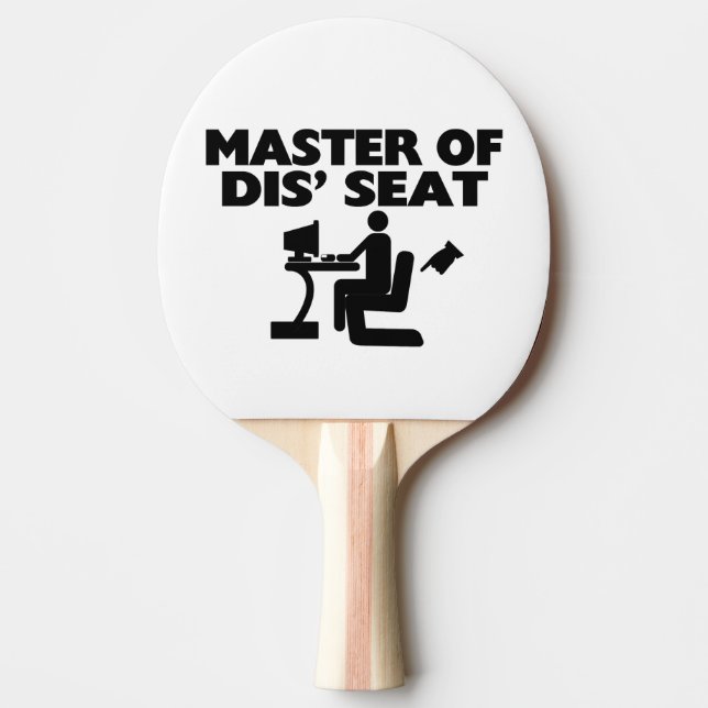 Raquete De Ping Pong Mestre do computador de Seat do Dis (Frente)