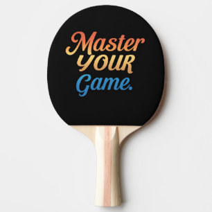 Raquete De Ping Pong Mestre seu jogo