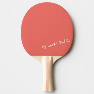 Raquete De Ping Pong Meus pêssego afortunado/pá coral de Pong do sibi