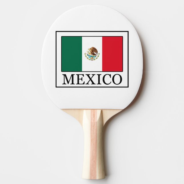 Raquete De Ping Pong México (Frente)
