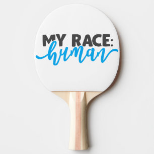 Raquete De Ping Pong Minha raça: Pino Humano Ping Pong Paddle