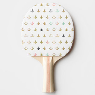 Raquete De Ping Pong Mini teste padrão da âncora