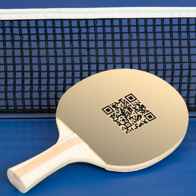Raquete De Ping Pong Modelo de código QR editável instantaneamente | Fa (Insitu)