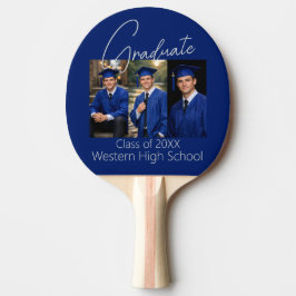 Raquete De Ping Pong Modern Graduation Party Photo Display