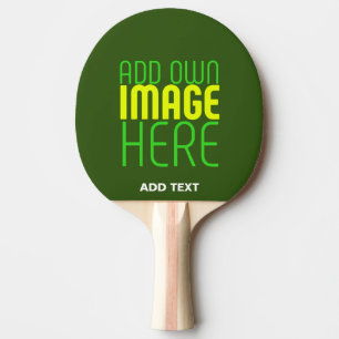 RAQUETE DE PING PONG MODERNO EDITABLE FOREST GREEN IMAGE TEXTO MODELO
