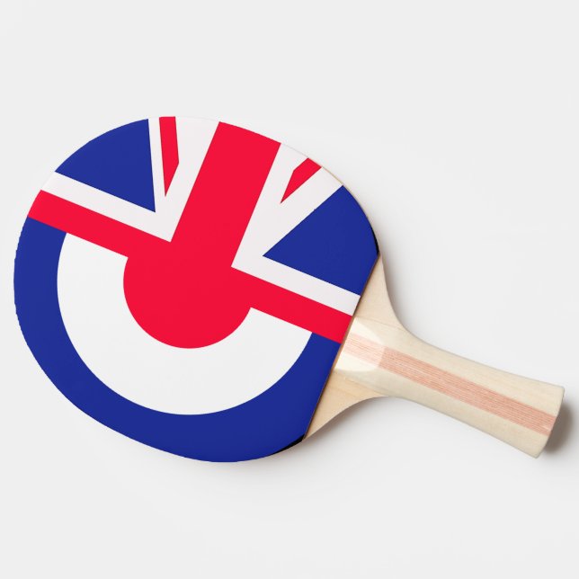 Raquete De Ping Pong Modificação Roundel/Union Jack (Lateral)