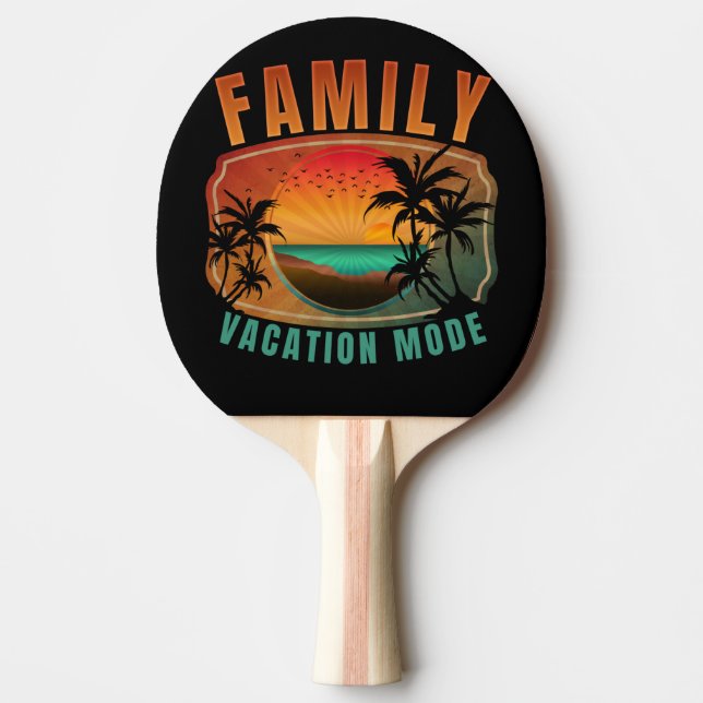 RAQUETE DE PING PONG MODO DE VACAÇÃO FAMILIAR (Frente)