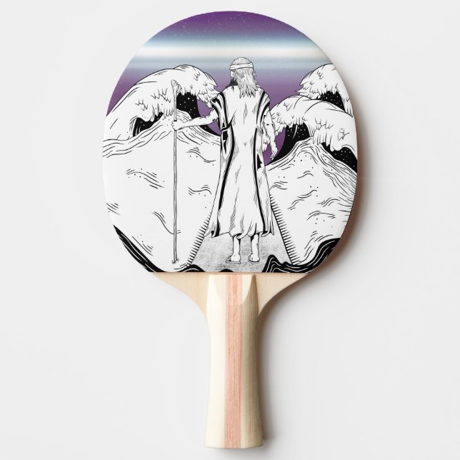 Raquete De Ping Pong Moisés (Frente)