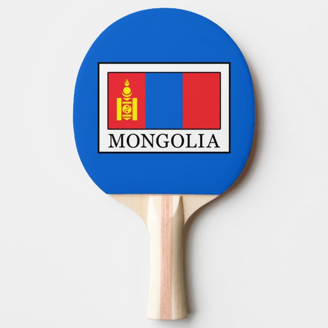 Raquete De Ping Pong Mongólia (Frente)