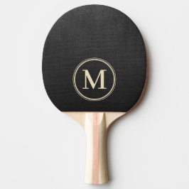 Raquete De Ping Pong Monograma Black Canvas