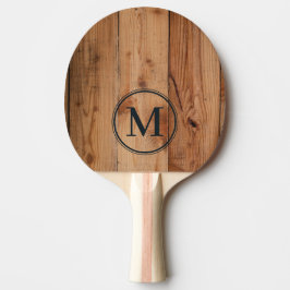 Raquete De Ping Pong Monograma de bordo áspero de bordo de ácer