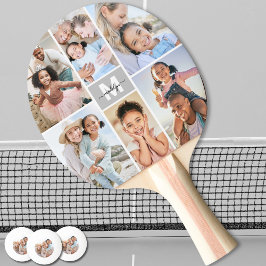 Raquete De Ping Pong Monograma de Foto