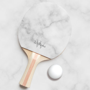 Raquete De Ping Pong Monograma e Nome Personalizados