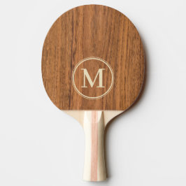 Raquete De Ping Pong Monograma Elm Wood