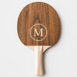Raquete De Ping Pong Monograma Elm Wood