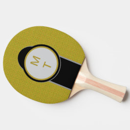 Raquete De Ping Pong Monograma Moderno