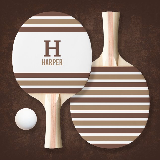 Raquete De Ping Pong Monograma Moderno Strike (Criador carregado)