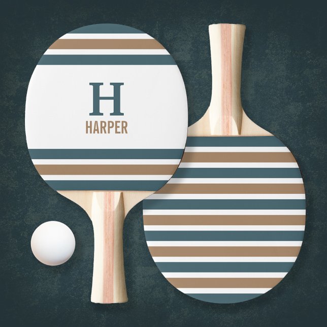 Raquete De Ping Pong Monograma Moderno Strike (Criador carregado)