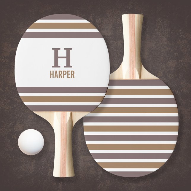 Raquete De Ping Pong Monograma Moderno Strike (Criador carregado)