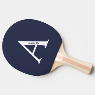 Raquete De Ping Pong Monograma Personalizado e Pino Ping Pong Paddle