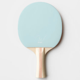 Raquete de Ping Pong Monogramada Azul Claro
