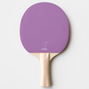 Raquete de Ping Pong Monogramada Roxo Claro