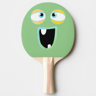 Raquete De Ping Pong Monstro Engraçado