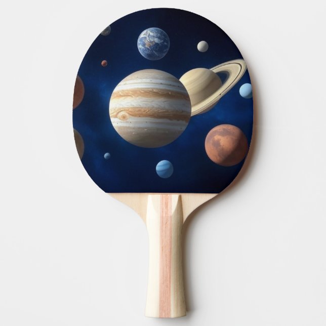 Raquete De Ping Pong Montagem do sistema solar (Frente)