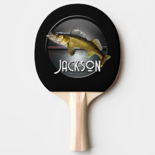 Raquete De Ping Pong Moon Water & Walleye Pike