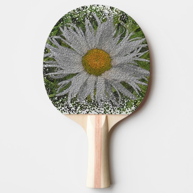 Raquete De Ping Pong Mostre-me uma Margarida #1 (Frente)