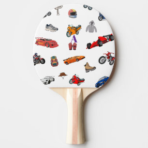 Raquete De Ping Pong Motores Personalizados & Padrão de Corrida Ping Po