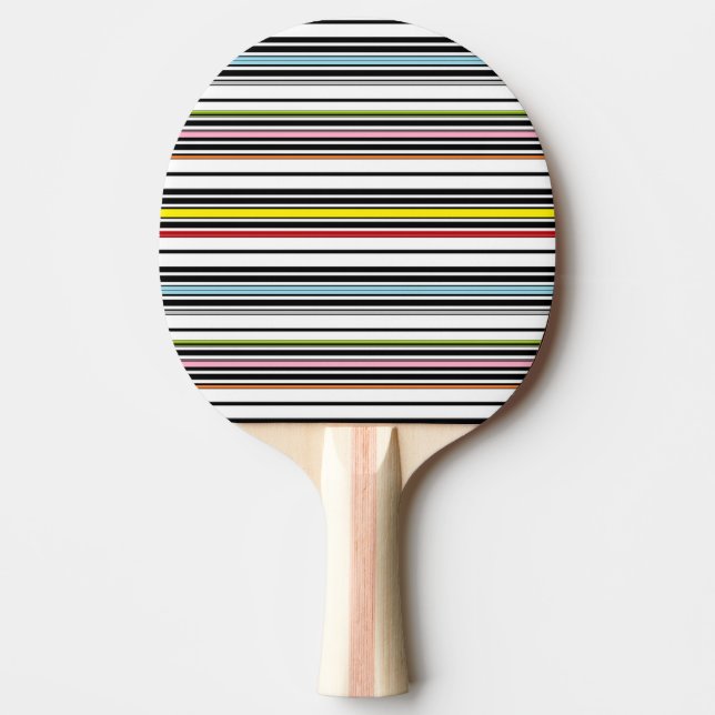 Raquete De Ping Pong Multi listras modeladas (Frente)