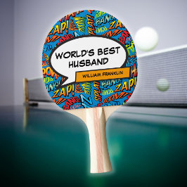 Raquete De Ping Pong Mundos Legais Melhor Marido Moderno Divertido