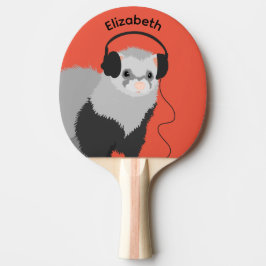 Raquete De Ping Pong Music Lover Ferret