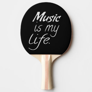 Raquete De Ping Pong Música é Minha VIDA
