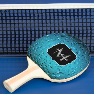 Raquete De Ping Pong Na moda Legal Colírio azul cai Monograma
