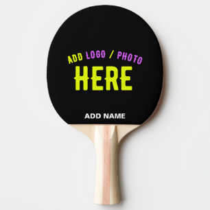 RAQUETE DE PING PONG NA MODA MODERNO PERSONALIZÁVEL NEGRO VERIFICADO CO