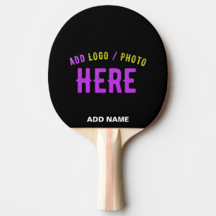 RAQUETE DE PING PONG NA MODA MODERNO PERSONALIZÁVEL NEGRO VERIFICADO CO