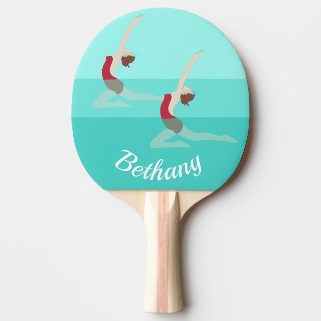 Raquete De Ping Pong Nadação Artística (Frente)