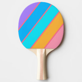 Raquete De Ping Pong Nascer do Sol Neon Oitenta Bold Listrado