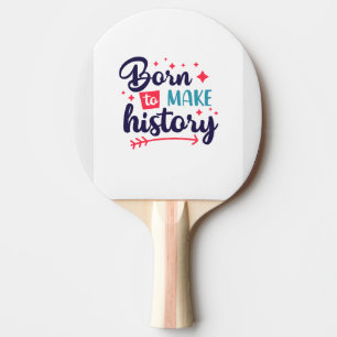 Raquete De Ping Pong Nascer para tornar o pino do pino do histórico-mot