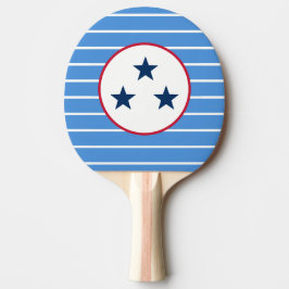 Raquete De Ping Pong Nashville, Tennessee Estado Voluntário Tri-Estrela
