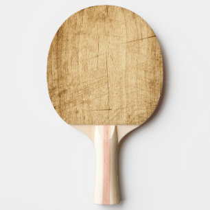 Raquete De Ping Pong Natureza Madeira Madeira Conselho Texturas castanh