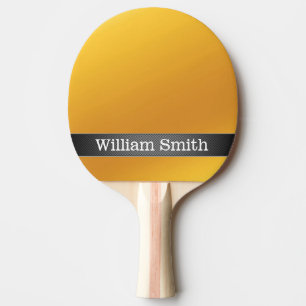 Raquete De Ping Pong Negócio luxuoso do ouro e do carbono