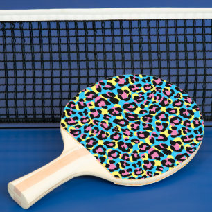 Raquete De Ping Pong Neon Leopard Spot